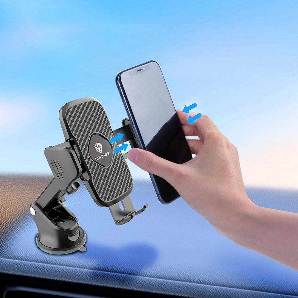 Lenyes CR121 Sarsıntı Önleyici 360° Derece Dönebilen Teleskopik Vantuzlu Tasarım Araç Telefon Tutucu Lenyes CR121 Sarsıntı Önleyici 360° Derece Dönebilen Teleskopik Vantuzlu Tasarım Araç Telefon Tutucu